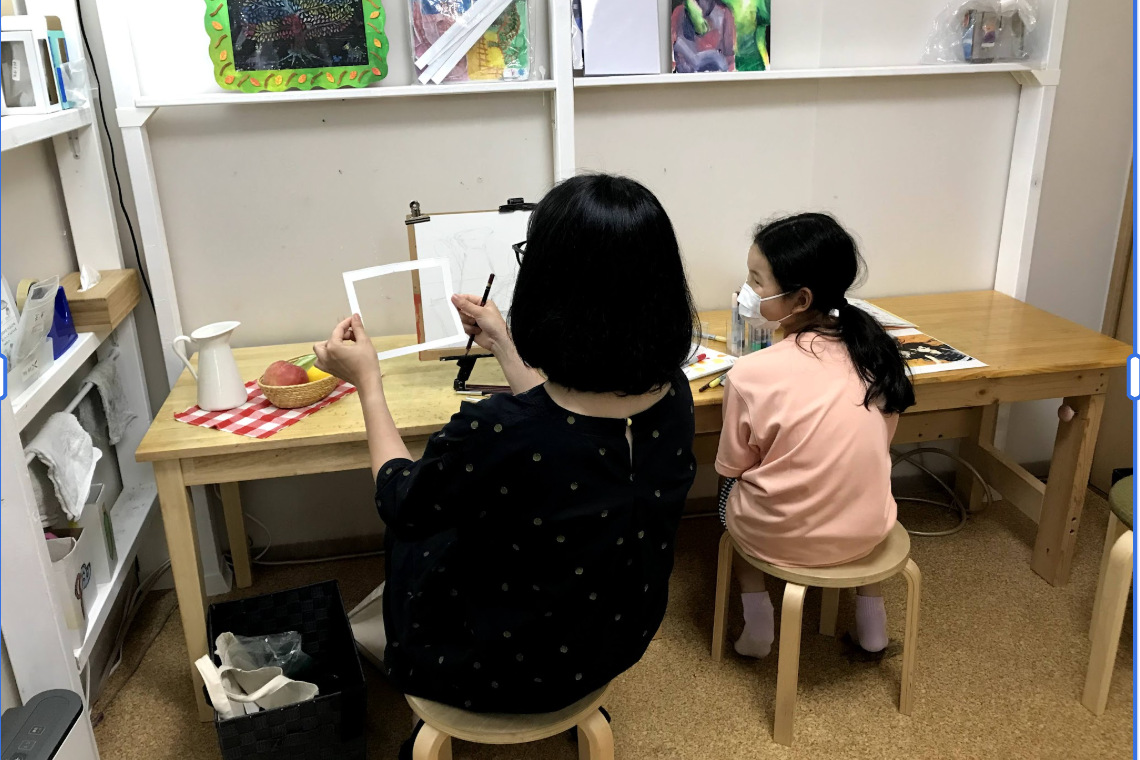 親子クラスのレッスン風景